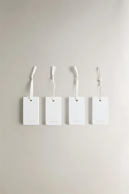 SET OF ABSOLUTE LINEN SCENTED WARDROBE BARS (SET OF 4)