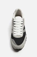 RETRO STYLE LEATHER SNEAKERS