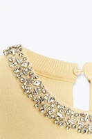 TOP EN MAILLE BIJOUX
