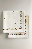 LEAF PRINT NAPKINS