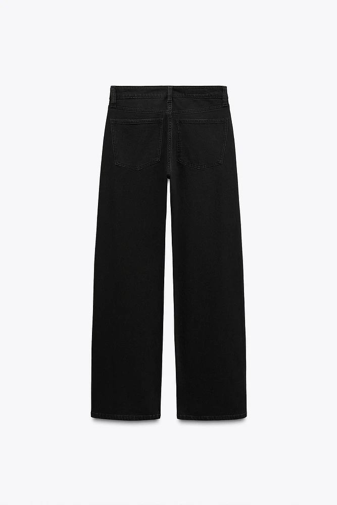 SLOUCHY TRF JEANS WITH A MID WAIST