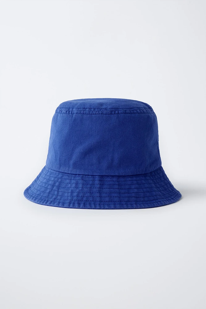 WASHED EFFECT BUCKET HAT
