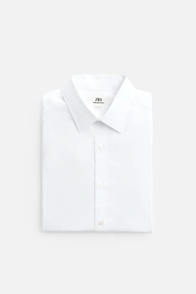 REGULAR FIT TEXTURED SHIRT
