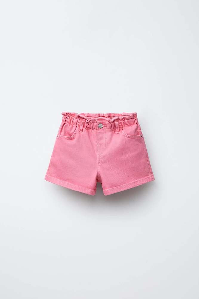 COMFORT TWILL PAPERBAG SHORTS