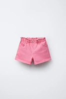 COMFORT TWILL PAPERBAG SHORTS
