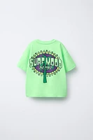 PALM TREE PRINT T-SHIRT