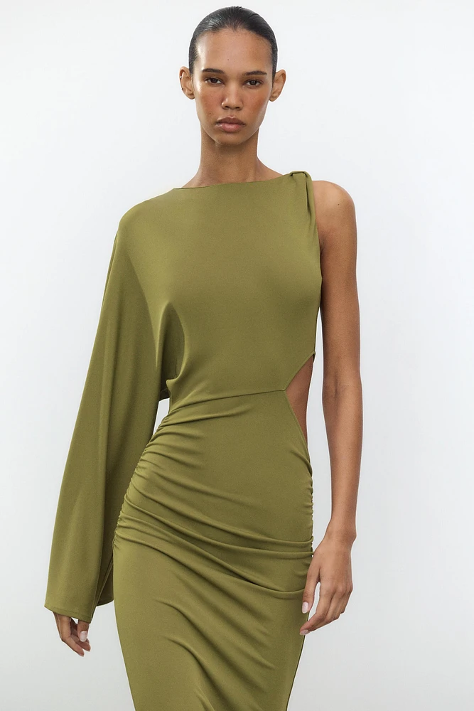 CUT OUT MIDI DRESS