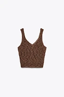POINTELLE KNIT TOP