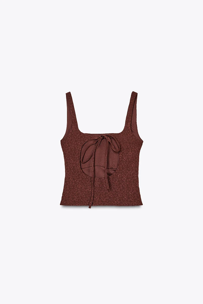 TEXTURED TANK TOP