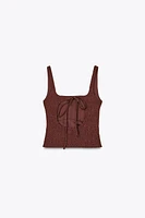 TEXTURED TANK TOP