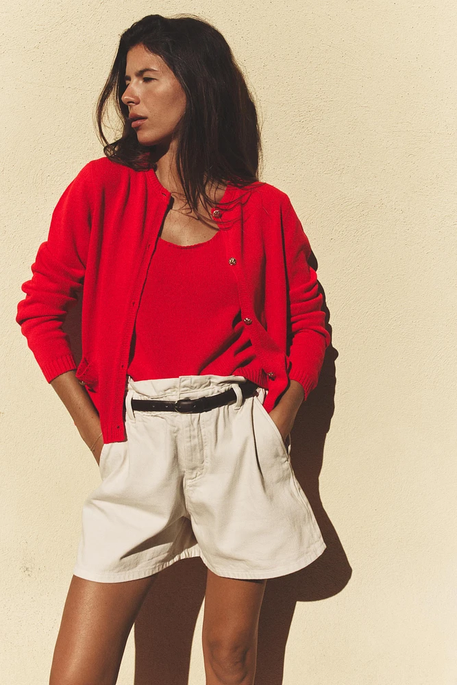 STRAPPY PLAIN KNIT TOP