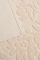 TAPIS DE BAIN JACQUARD FLORAL