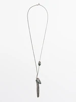 Contrast ceramic necklace