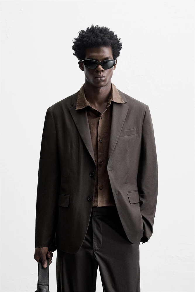 VESTE DE COSTUME EFFET CIRÉ