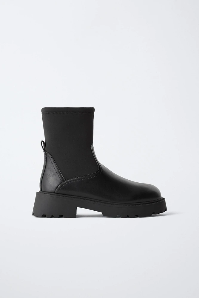 STRETCH ANKLE BOOTS
