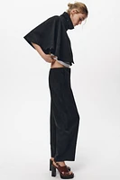 FAUX SUEDE PANTS