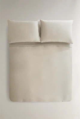 WASHED LINEN DUVET COVER (140 GXM²)
