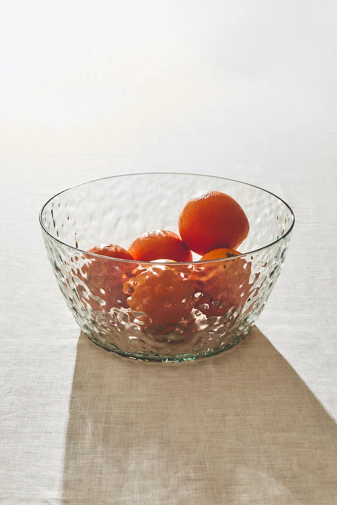 ACRYLIC TEXTURED SALAD BOWL