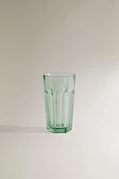 VERRE ACRYLIQUE MARTELÉ COLORÉ