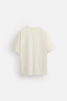 COMBINATION EMBROIDERY T-SHIRT