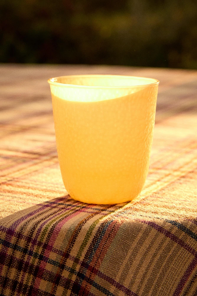 TEXTURED BOROSILICATE GLASS TUMBLER