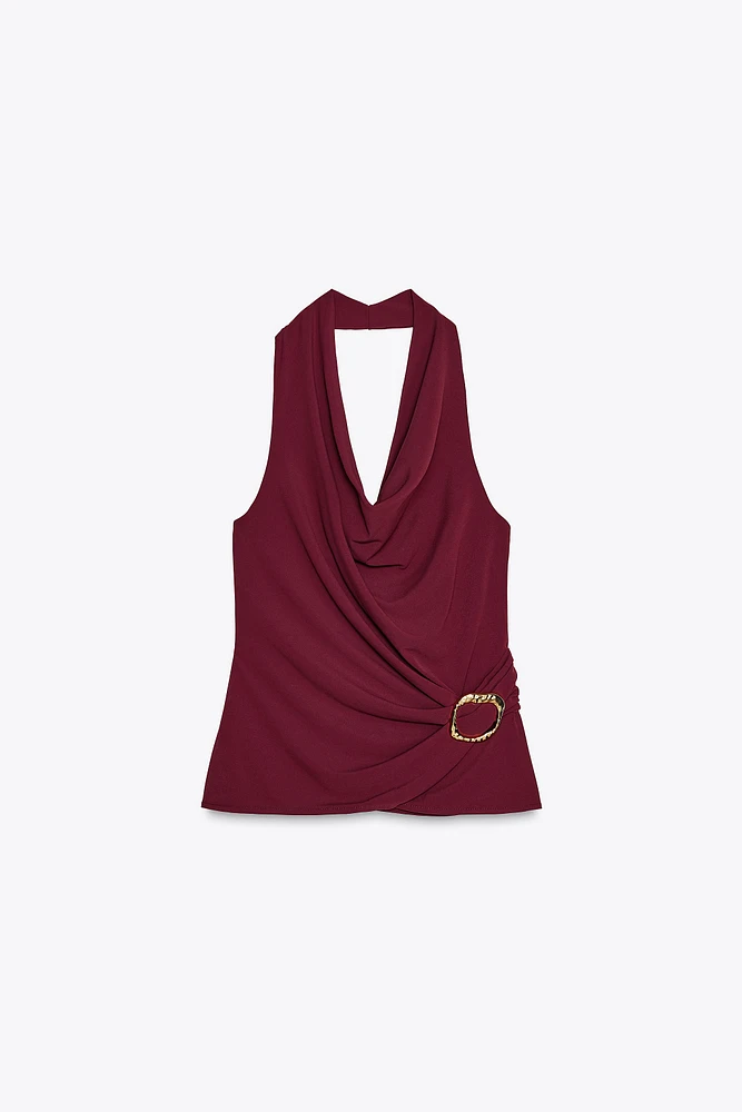 TOP DRAPÉ BOUCLE