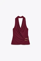 TOP DRAPÉ BOUCLE