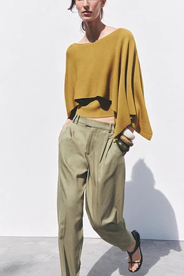 LAYERED KNIT TOP