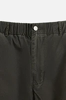 PANTALON CARGO TECHNIQUE DÉLAVÉ