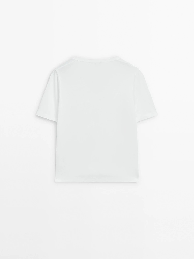 T-shirt à manches courtes 100 %coton