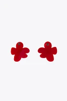 BOUCLES D'OREILLES FLEUR CONTRASTE