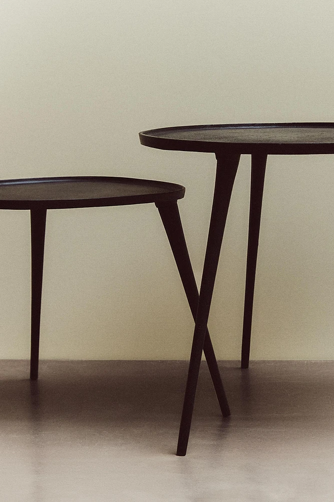 METAL SIDE TABLE