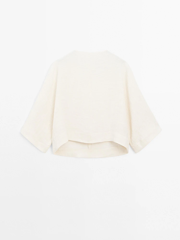 Shirt with V-neckline at the back - Studio
