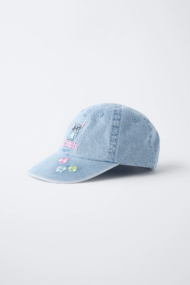 CASQUETTE EN DENIM BRODÉ LILO & STITCH © DISNEY