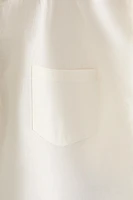 CHEMISIER LARGE ENFANT COTON UNI