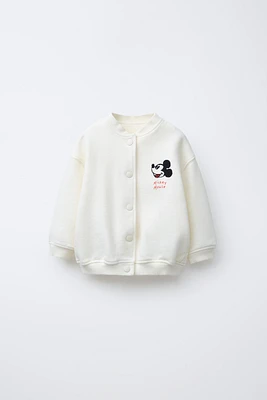 MICKEY MOUSE © DISNEY PRINT FLEECE BOMBER JACKET