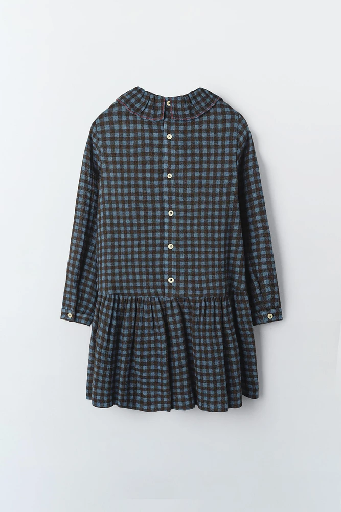 ROBE EN LAINE À CARREAUX VICHY LIMITED EDITION