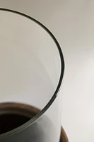GLASS AND CERAMIC LANTERN