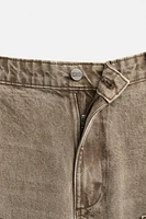 WASHED CARPENTER POCKET PANTS