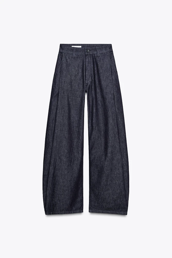 PANTALON DENIM TRF À PINCES