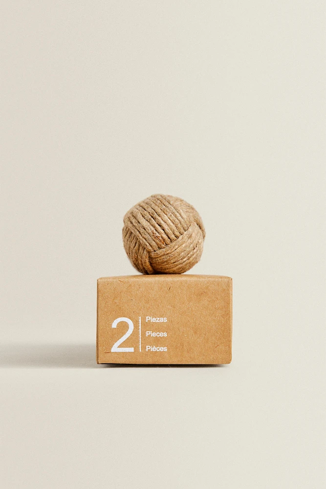 SET OF KNOT KNOBS (SET OF 2)