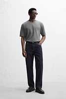 JEAN STRAIGHT FIT BROSSÉ