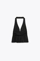 TOP HALTER VOLANTS