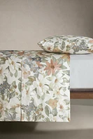 DRAP DE DESSUS SATIN IMPRIMÉ FLEUR