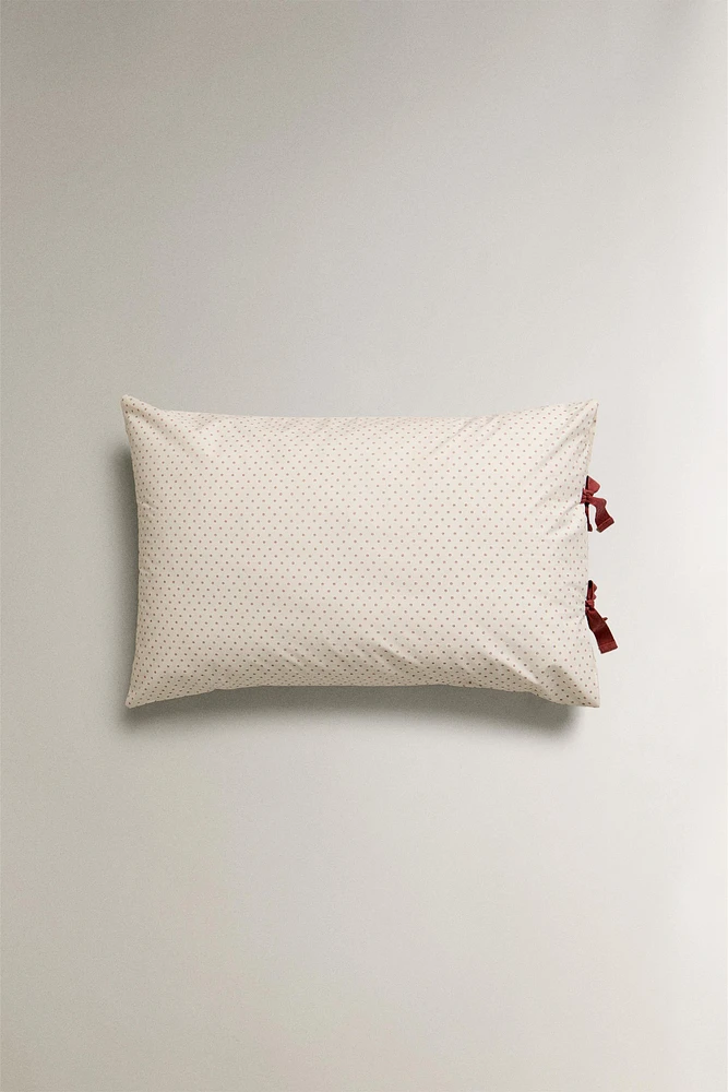 TAIE D’OREILLER ENFANT MINI-FLEUR