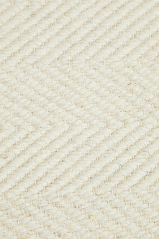 TAPIS LAINE CHEVRONS
