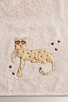 CHILDREN’S CHEETAH BATH TOWEL