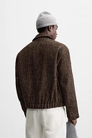 BLOUSON STRUCTURÉ PIED-DE-POULE
