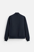 BLOUSON EN COTON AVEC POCHES