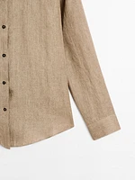 Chemisier chambray 100 % lin
